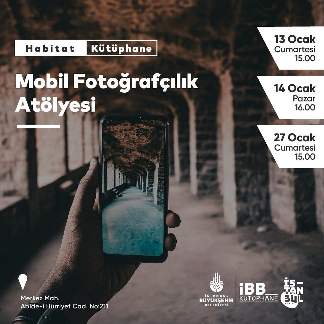 İBB Kütüphane - Mobil Fotoğrafçılık Atölyesi